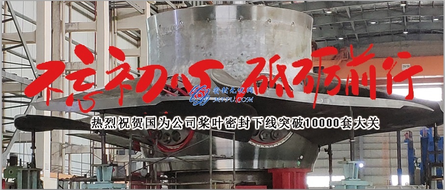 不忘初心 砥礪前行!——熱烈祝賀國(guó)為公司槳葉密封下線(xiàn)突破10000套大關(guān)